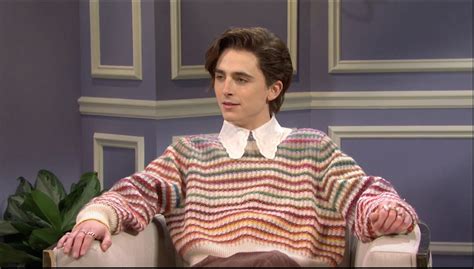 Timothée Chalamet Dressed Up As Harry Styles On SNL